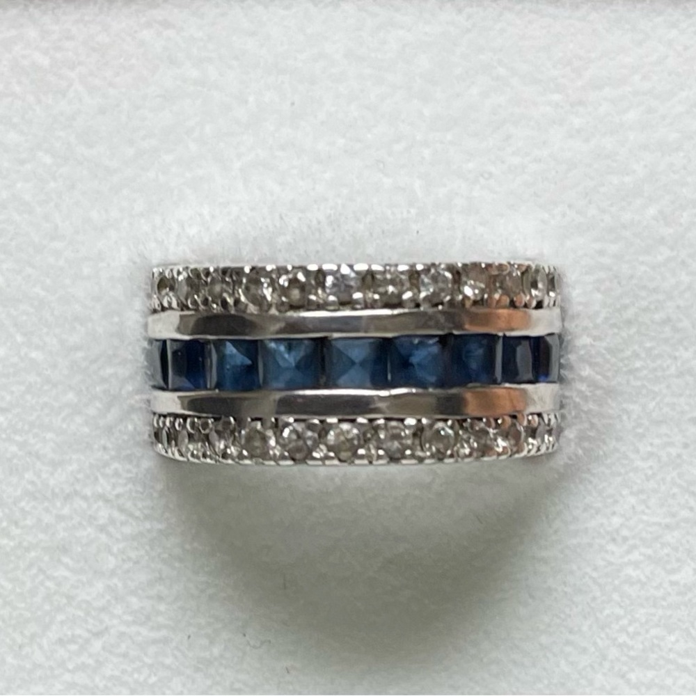 Sapphire Eternity Band
